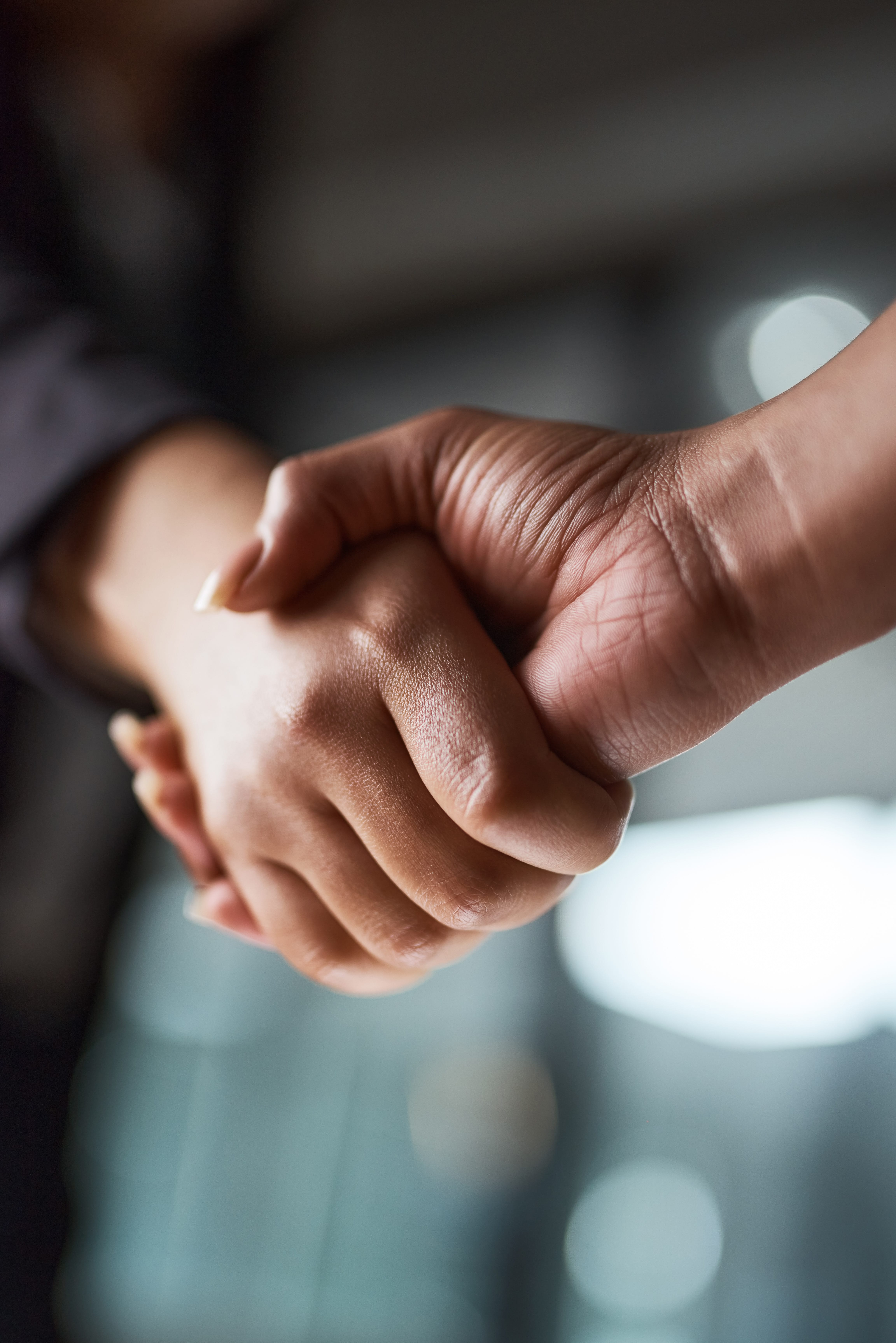 Handshake between client and advisor